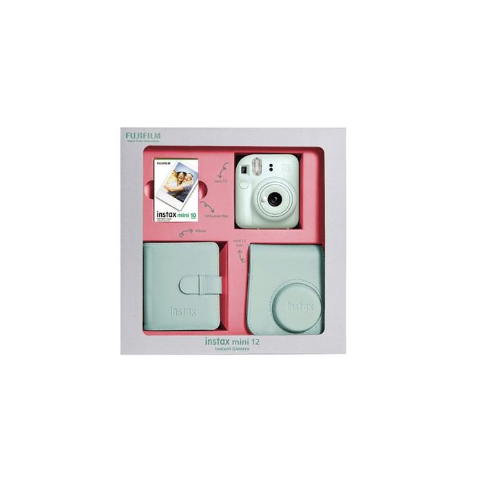 FujiFilm Instax Mini 12 Bundle Box Mint Green
