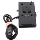 Dynacore D-3SC V mount plate with C-Clamp 3-pin XLR
