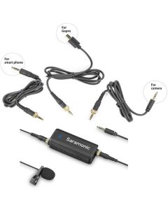 Saramonic LavMic (Dual channels Audio Mixer with Lavalier microphone kit)
