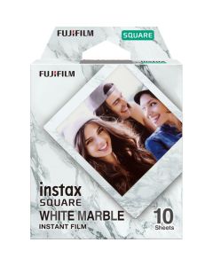 FUJIFILM instax SQUARE film 10 Pack Whitemarble
