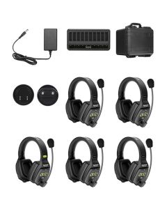 Saramonic WiTalk WT5D Dual-Ear Headset system for 5-person