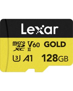 Lexar microSD GOLD microSDXC UHS-II/C10/A1/U3 R280/W100 (V60) 128GB