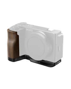 SmallRig L-Shape Mount Plate with Wooden Handle for Sony ZV-E10 II 4864