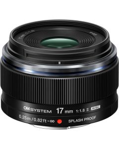 OM SYSTEM M.Zuiko Digital ED 17mm F1.8 II Black