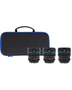Sirui 24/35/55mm T1.2 S35 Nightwalker Cine Lens Bundle X-Mount Black