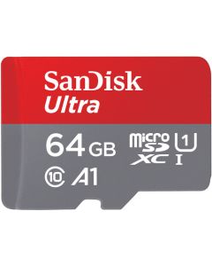 Sandisk microSDXC Ultra 64GB + SD Adapter 140MB/s