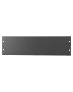 Sommer Cable PBS3-L Blank rack panel, 3 HU, black