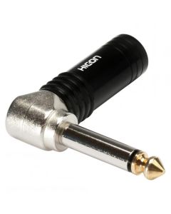 HICON jack, 6,3mm, 2-pole metal, soldering male connector