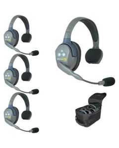 Eartec UltraLITE UL4S HD Kit - 4x Single Ear Headphones