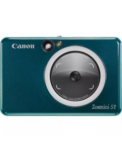 Canon ZoeMini S2 2 Instant Camera 1 Mini Photo Printer Camera Teal