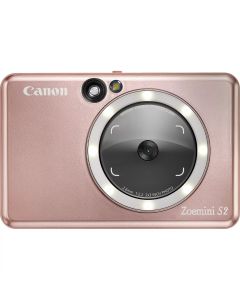 Canon ZoeMini S2 2 Instant Camera 1 Mini Photo Printer Camera Rose Gold
