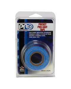 ProTapes Pro Gaff 24mm x 5.4m Pro Pocket Electric Blue
