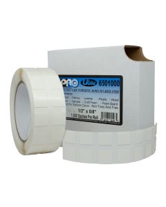 ProTapes UGlu 6501000 1/2''x5/8'' Dashes. 1000ct Rl