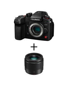 Panasonic GH6 body + GRATIS: Lumix G 25mm f1.7 Asph. Lens (BLACK)