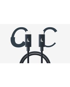 Angelbird USB-C 4.0 Solid Flexâ„˘ Cable Blue Gray 1 m / 3.3 ft