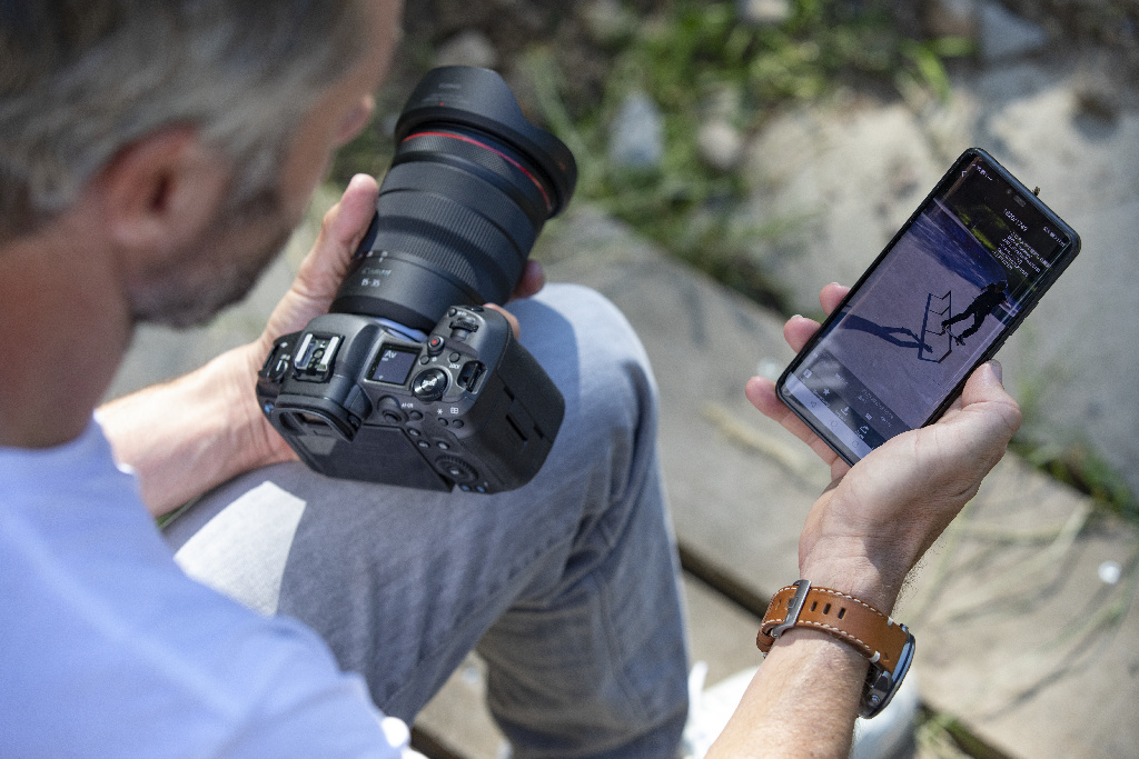 Napredna bežično spajanje aparata Canon EOS R5