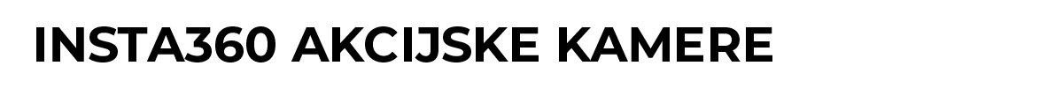 Insta360 Akcijske kamere