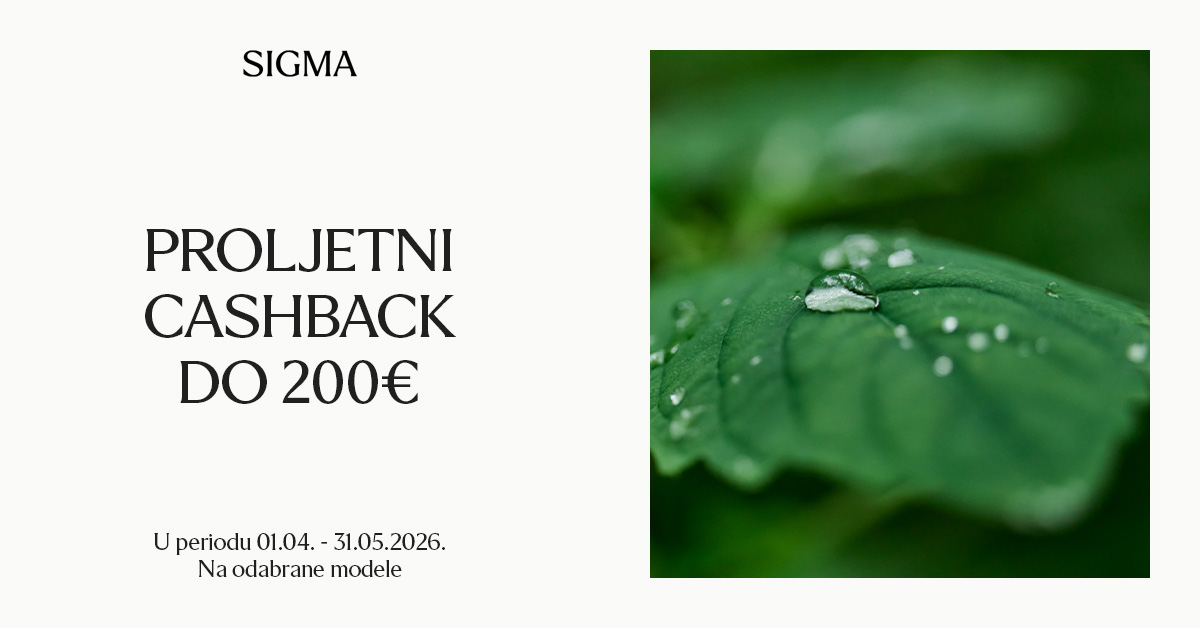 Sigma proljetni cashback 2026
